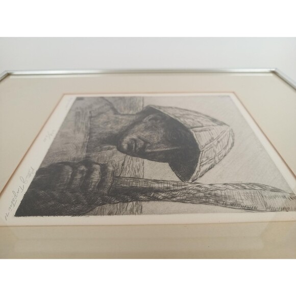 Print Of Peter J Terpatsi - Harpooner 1971 Sketch Signed And Numbered 206 of 260 - Picture 6 of 10